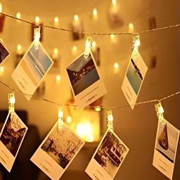 SPARK WORLD Blue & Green Flower-Shaped String Lights image 3