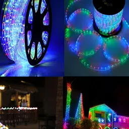 SPARK WORLD Blue & Pink LED String Lights image 5