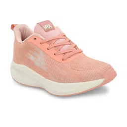 HRX by Hrithik Roshan Women Peach-Coloured And White Memory Foam Non-Marking Running Shoes image 5