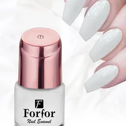 FORFOR Set of 2 Perfect Stay Glossy Nail Polish 6 ml Each - Glossy White & Matte Neon image 5