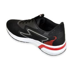 Allen Cooper Men Black Mesh Running Non-Marking Shoes image 3