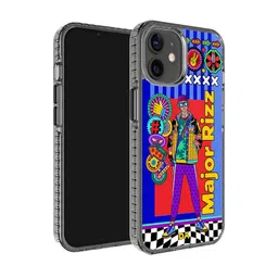 DailyObjects Major Rizz Printed Impact Resistant iPhone 12 Mini Phone Case Cover-19
