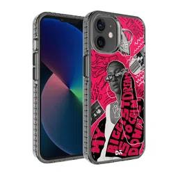 DailyObjects Red & Black Down The Street iPhone 12 Mini Back Case-40