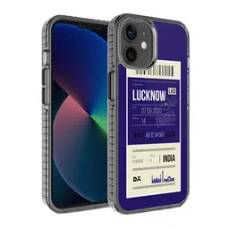 DailyObjects Blue & White Printed Lucknow City iPhone 12 Mini Phone Case-7
