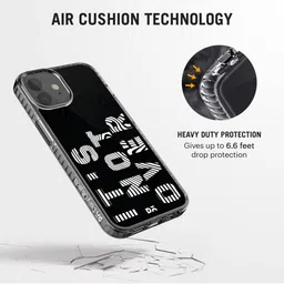 DailyObjects Black & White Printed Its Not Over Stride iPhone 12 Mini Phone Case image 2
