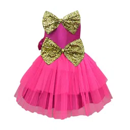 a.t.u.n. A T U N Fuchsia Net Dress image 2