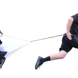 LYGER BY ABNASHI Pro Grade Running Parachute. Performance Training at its Best with Speed Chute - Achieve Explosive Speed and Agility for All Ages and Levels (Black 40 Inch) image 5