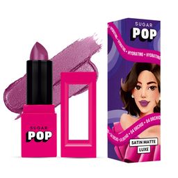 SUGAR POP Satin Matte Luxe Long Lasting Lipstick 3g - Orchid 04-6