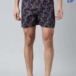 Joven Pack Of 2 Conversational Printed Pure Cotton Boxers JB2P-NGTO-image-128