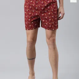 Joven Pack Of 2 Conversational Printed Pure Cotton Boxers JB2P-WGSP-image-85