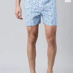 Joven Pack Of 2 Conversational Printed Pure Cotton Boxers JB2P-WPSW-image-125