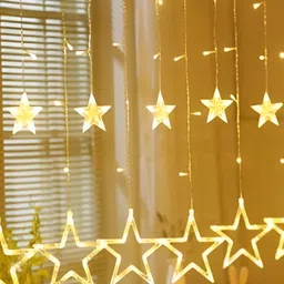 SPARK WORLD Yellow Rice-Shaped String Lights image 4
