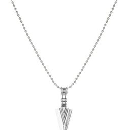 OOMPH Men Silver-Plated Arrow Rocking Pendants with Chains-image-60