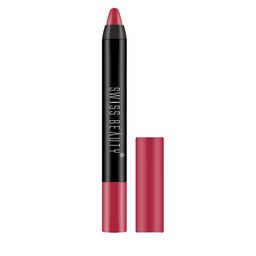 SWISS BEAUTY Non Transfer Matte Crayon Lipstick 3.5 g - Pink Rose-69