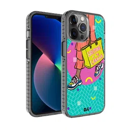 DailyObjects Black & Yellow Printed iPhone 12 Pro Back Cover-24