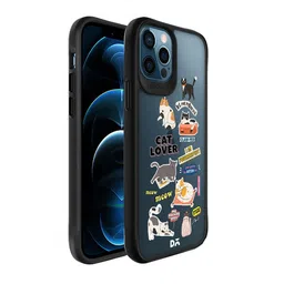 DailyObjects Black Cat Mom Hybrid Clear iPhone 12 Pro Max Back Case-95
