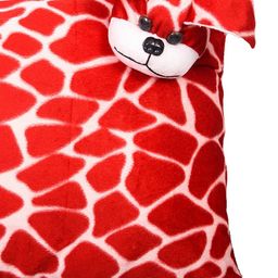 Kuber Industries Kids Set of 2 Red Teddy Design Pillows image 4