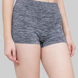 PLUMBURY Full Coverage Seamless Anti Bacterial Technology Boyshort Briefs image 3