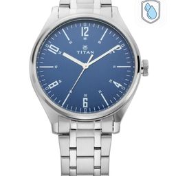 Titan Men Blue Analogue Watch 1802SM02-39