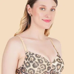Tweens Abstract Printed Full Coverage Lightly Padded T-shirt Bra with All Day Comfort image 4