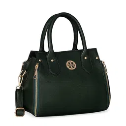 HiLEDER Pure Leather Designer Textured Structured Handheld Bag image 4