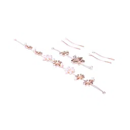 Kord Store Women Rose Gold Set Of 2 Tiara-4