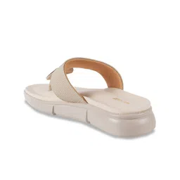 WALKWAY by Metro Open Back Textured T-Strap Flats image 4