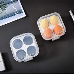 MKSL Ultra soft Blender Makeup Sponge Set of 4 with box (Multicolor) image 2