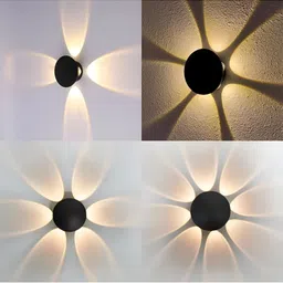 SPARK WORLD White Acrylic Quirky Abstract Shaped Wall Lamp image 5
