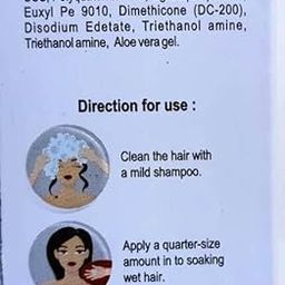 raaso complete home decor Curlzmoist Hair Moisturizer Cream, 100 Grams, Frizz Control, Improves Softness image 2