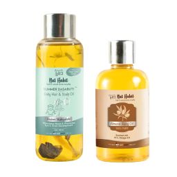Nat Habit Pure Brahami Matsyakshi & Almond Baby Oil Kit-picture-29