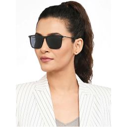 Vincent Chase Black Full Rim Rectangle Sunglasses - VC S13982-picture-20