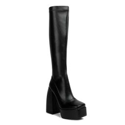 London Rag Solid Black Casual Boots-picture-4