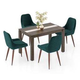 urban ladder Atlas Crest Solid Wood 4 Seater Dining Set in-picture-8