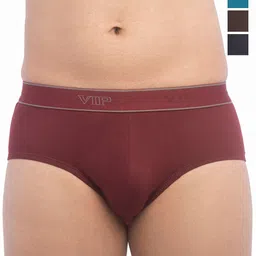FRENCHIE Pack Of 4 Assorted Pure Cotton Briefs REGAL_1001_PO2_S-image-16