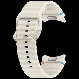 SAMSUNG ET-SNL31LWEGIN HNBR Sport Band for Galaxy Watch7 (M/L) (Breathable Design, Cream)-20