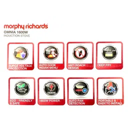 Morphy Richards Omnia 1600W Induction Cooktop with 7 Preset Menus image 5