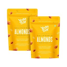 Yogabar California Almonds,  500 g  Natural (Pack of 2) -28