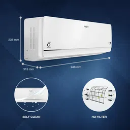 Whirlpool 3DCool 5 in 1 Convertible 1.5 Ton 5 Star Inverter Split AC with 6th Sense Technology (2025 Model, Copper Condenser, 41485) image 4
