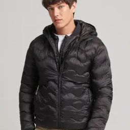 Vintage Non Hooded Mid Layer Slim Fit Puffer Jacket-picture-31