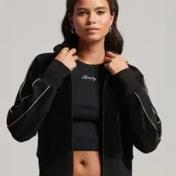 Code Logo Velour Track Top-4