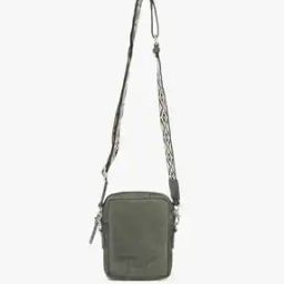 Men Vintage Brand Print Premium Leather Messenger Bag-image-98