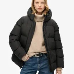 Women 5 Baffle Sports Relaxed Fit Puffer Jacket-picture-32