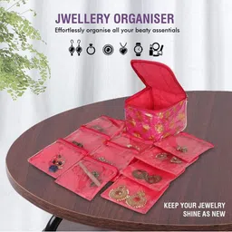prettykrafts Pink 2 Pieces Reusable Multi-Utility Organisers image 2