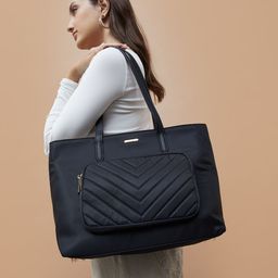 Ginger by Lifestyle Structured Quilted Shoulder Bag-image-55