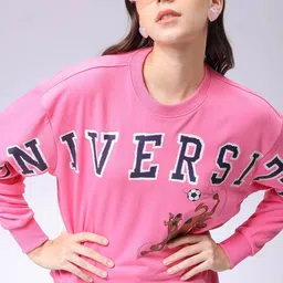 Freehand by The Indian Garage Co Women Printed Sweatshirt-picture-1