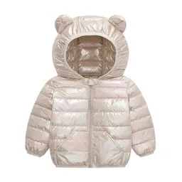 Bold N Elegant Unisex Kids Hooded Solid Casual Puffer Jacket-33