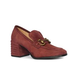 Saint G Women Suede Leather Block Mules Moccasins-picture-18