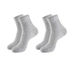MUKHAKSH Unisex Grey Socks-image-105