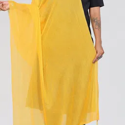 Moda Rapido Selection of 4 Striped Woven Design Dupatta image 4